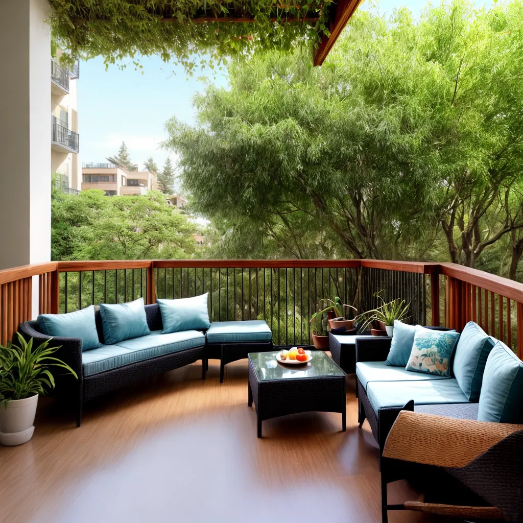 varanda acolhedora lounge plantas cha