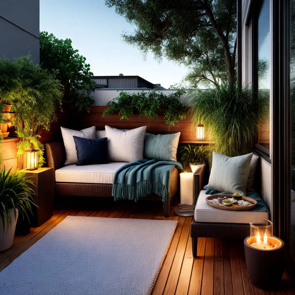 oasis ao ar livre balconete conforto