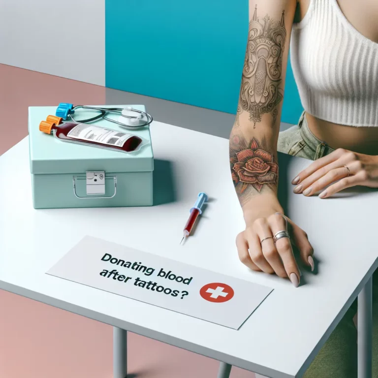 Quem faz tatuagem pode doar sangue? Descubra Aqui!