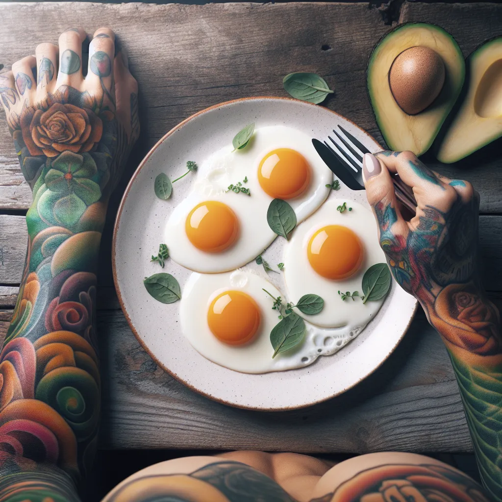 Quem faz tatuagem pode comer ovo? Veja o que pode e o que não pode!