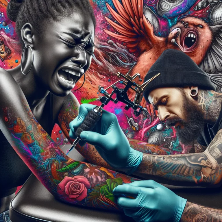 A dor da tatuagem é comparada ao quê? Comparações!