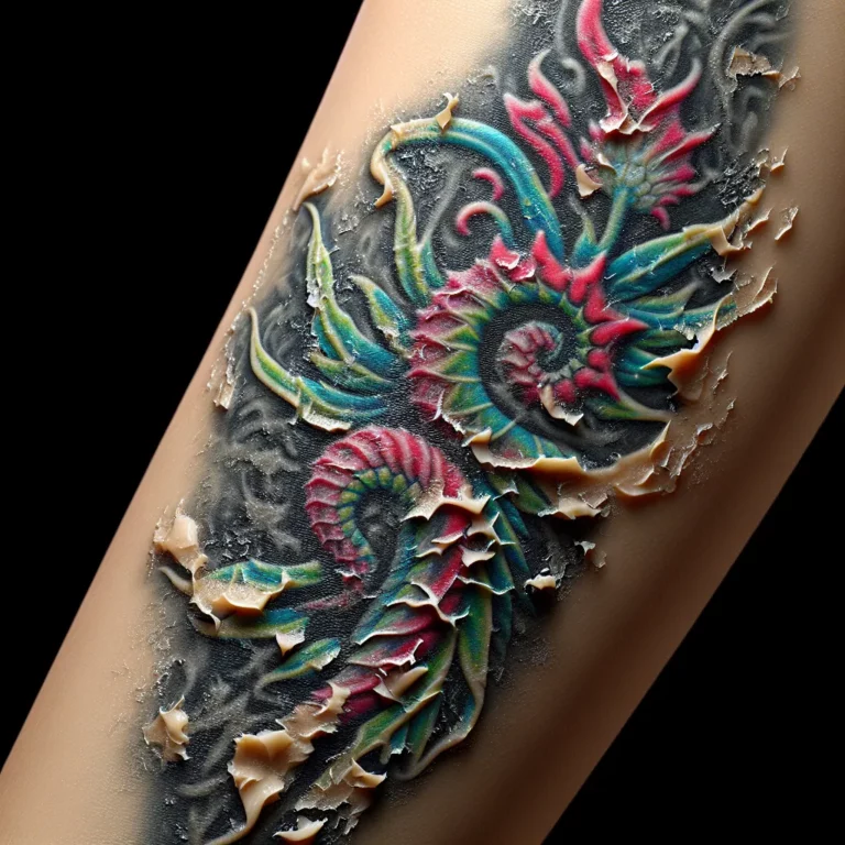 Como a Tatuagem Fica Quanto Começa a Cicatrizar?