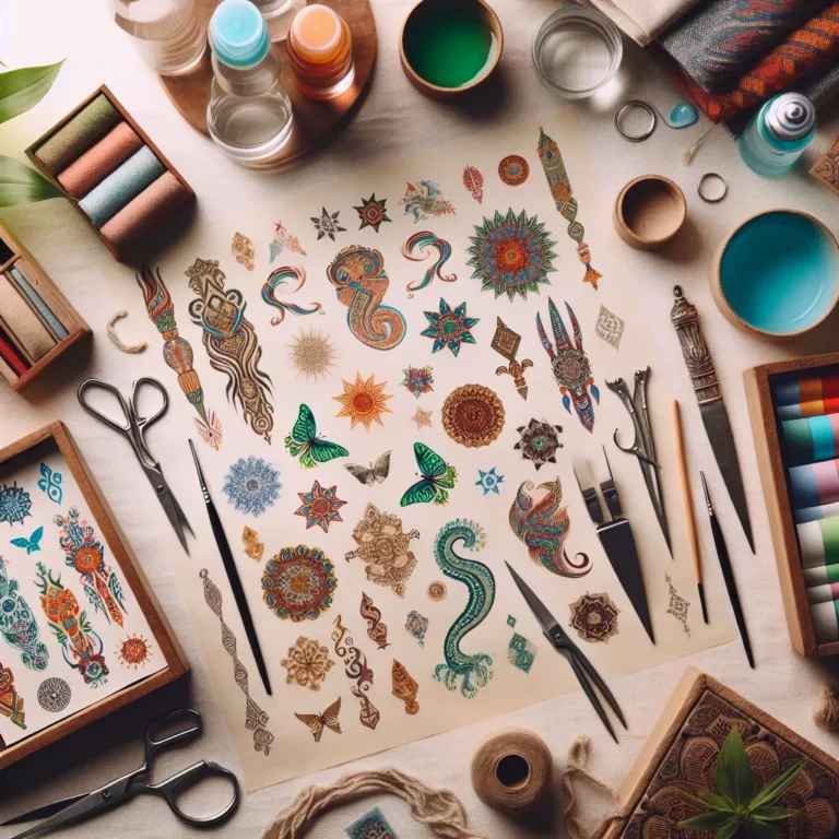 Como Colar Tatuagem Feita de Papel? Tutorial Passo a Passo