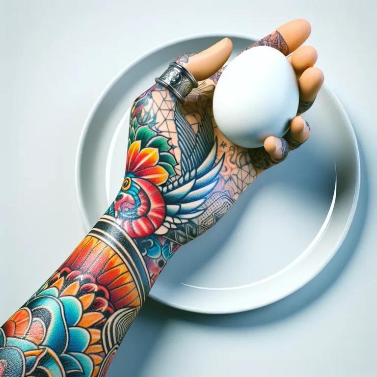Quem faz tatuagem pode comer ovo cozido? Descubra Aqui!