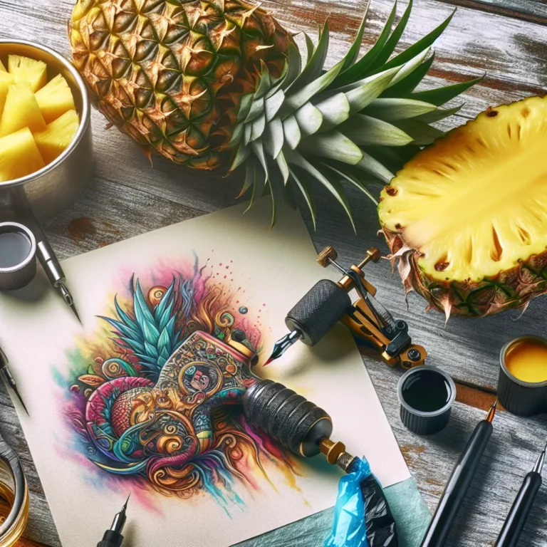 Quem faz tatuagem pode comer abacaxi? Descubra Aqui!