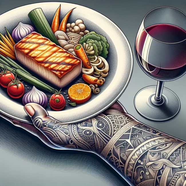 Quem faz tatuagem pode comer amendoim?