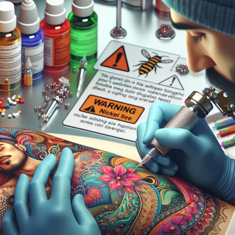 Quem tem alergia a sulfato de níquel pode fazer tatuagem?