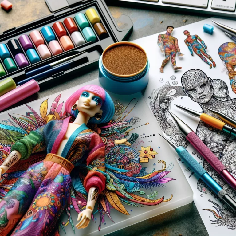 Como Fazer Tatuagem na Barbie? Tutorial Passo a Passo!