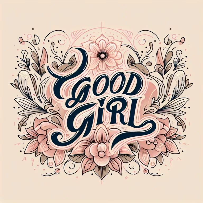 O que significa tatuagem de Good Girl? Simbolismo e Significado!