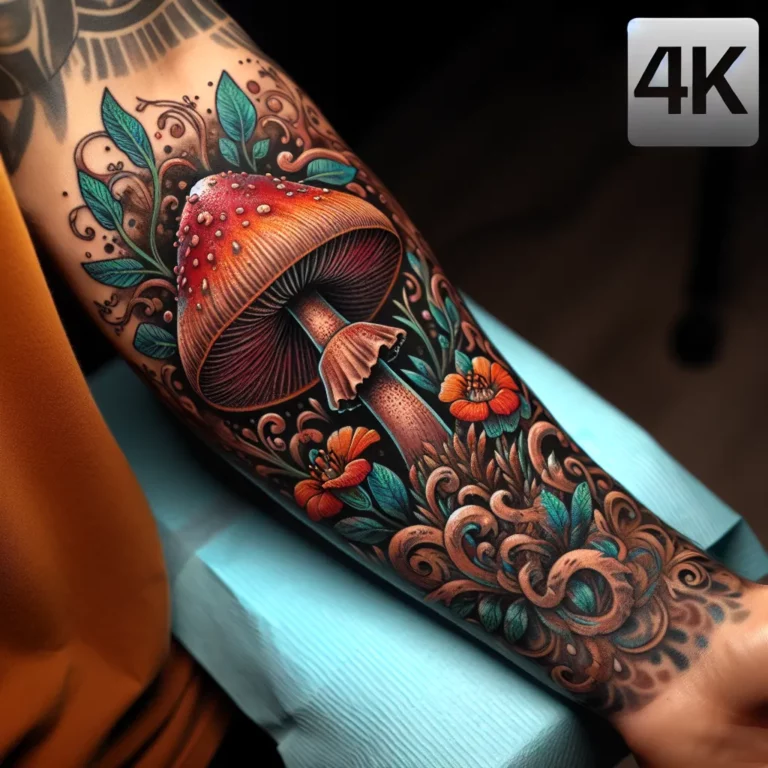 Qual é o significado da tatuagem de cogumelo? Veja Aqui!