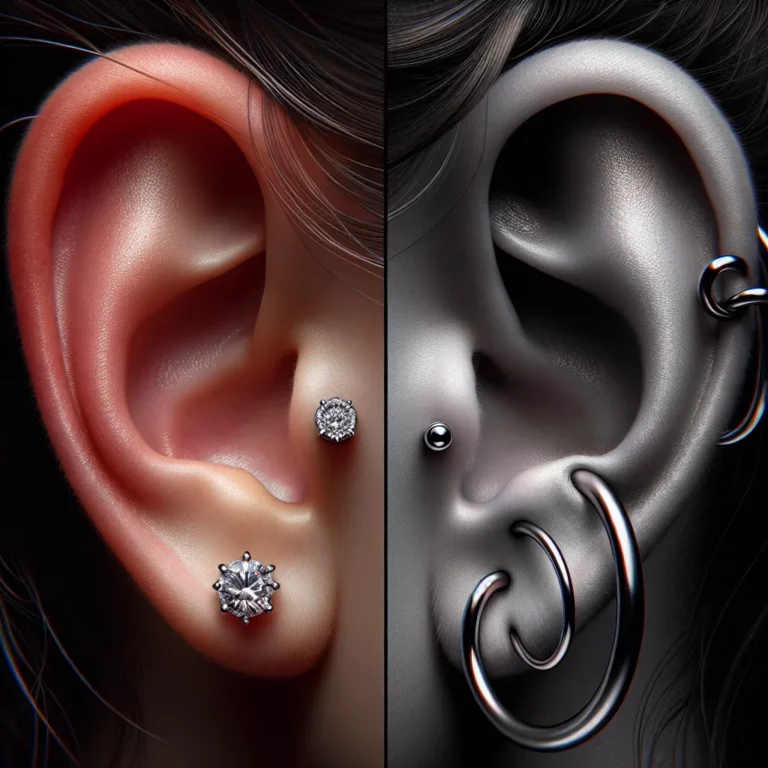 Qual é a diferença de piercing e brinco na orelha? Descubra Aqui!